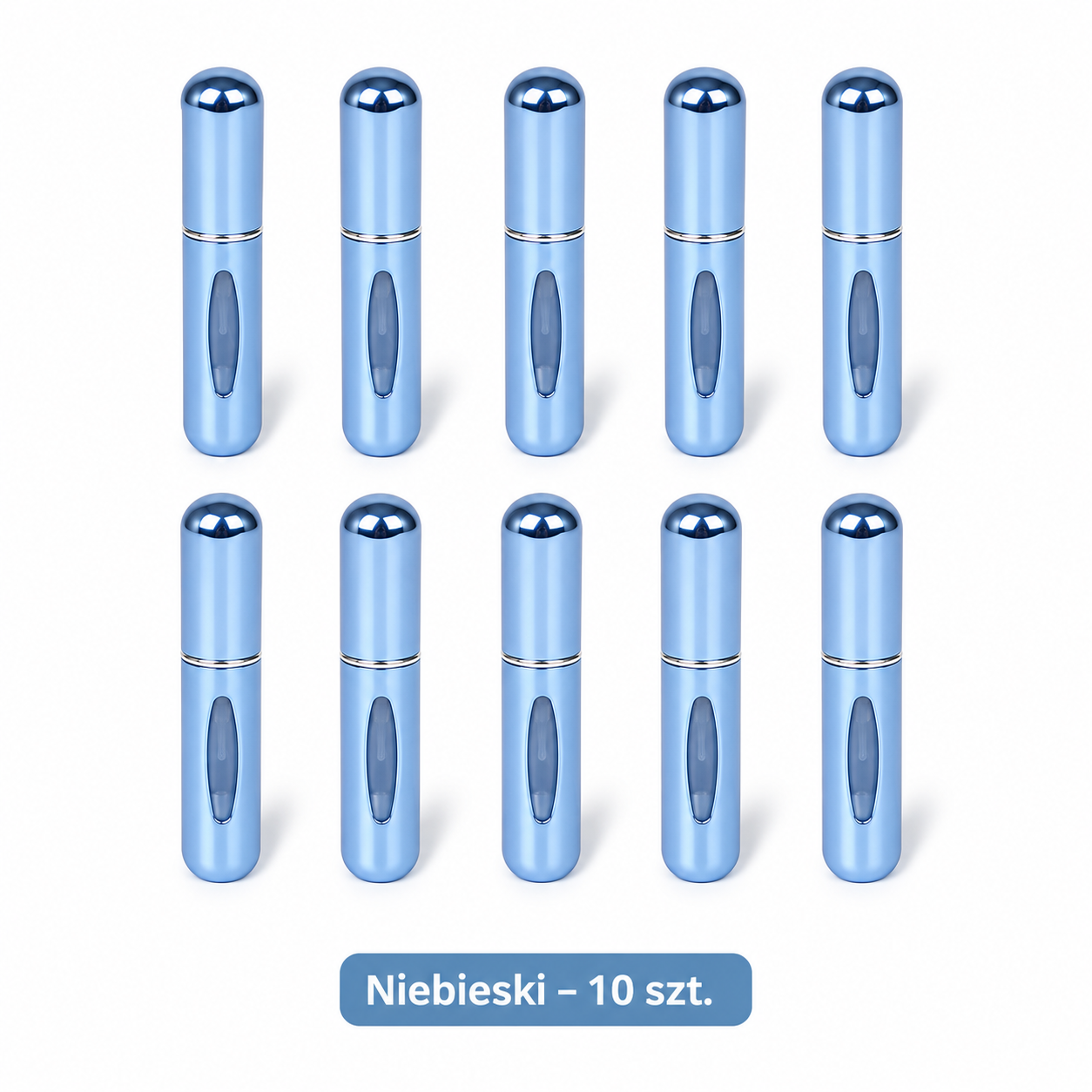 Zestaw 10 Mini Atomizerów do Perfum 5 ml – Podróżne Flakoniki