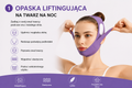 Opaska Liftingująca na Twarz i Podbródek – Fioletowa