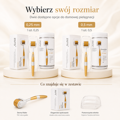 Hydra Derma Roller 192 igły – 0,25 mm / 0,5 mm