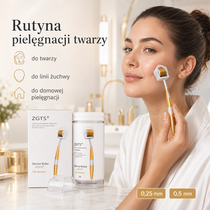 Hydra Derma Roller 192 igły – 0,25 mm / 0,5 mm