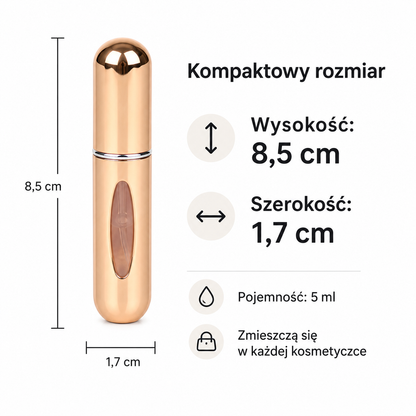 Zestaw 10 Mini Atomizerów do Perfum 5 ml – Podróżne Flakoniki