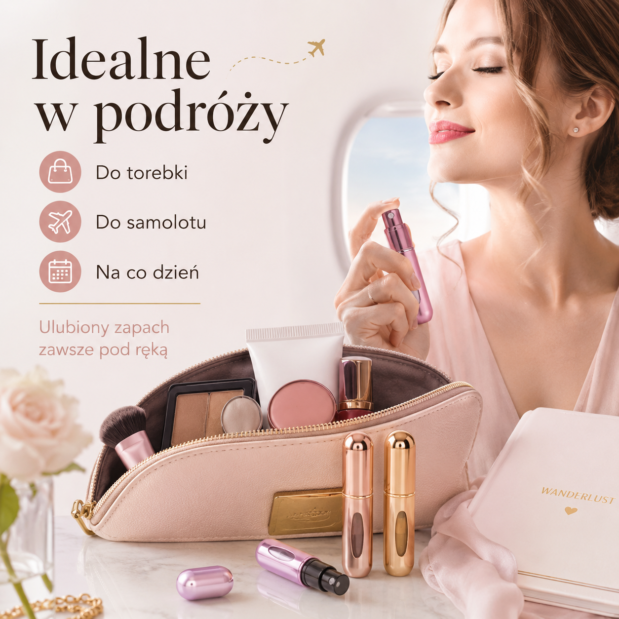 Zestaw 10 Mini Atomizerów do Perfum 5 ml – Podróżne Flakoniki