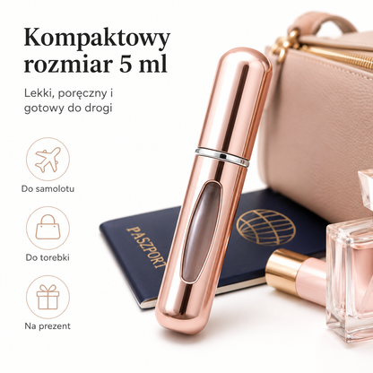 Zestaw 4 Atomizerów do Perfum 5 ml – Podróżne Mini Flakoniki