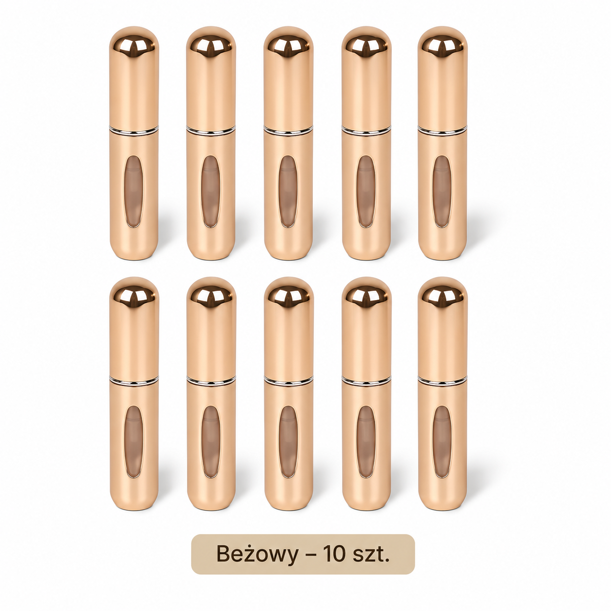 Zestaw 10 Mini Atomizerów do Perfum 5 ml – Podróżne Flakoniki