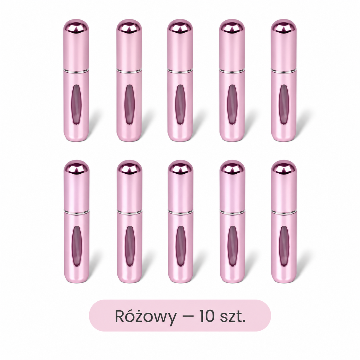 Zestaw 10 Mini Atomizerów do Perfum 5 ml – Podróżne Flakoniki