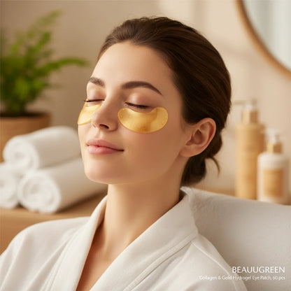 BeauuGreen Collagen & Gold Hydrogel Eye Patch 60 szt.